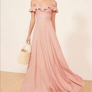 Reformation Verbena Dress / Blush gown